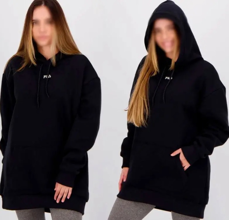 Moletom Fila C/ Capuz Max Soft Feminino