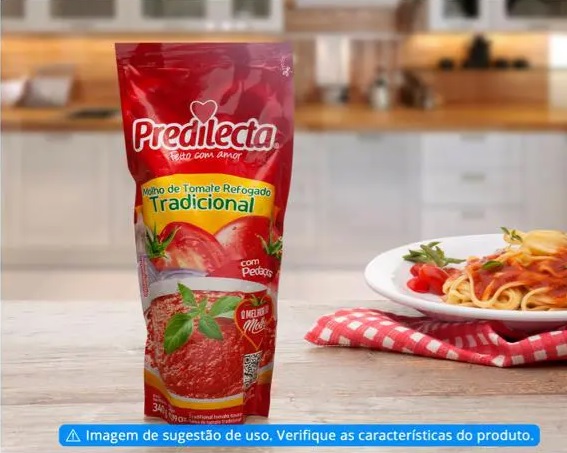 Molho de Tomate Predilecta Tradicional – 340g