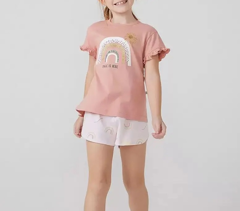 [ENCERRADA] Pijama Infantil Menina Com Babado – hering