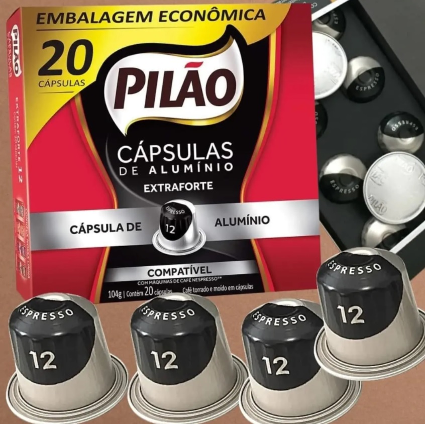 Pilão Cápsulas de Café Extraforte – 20 Cápsulas