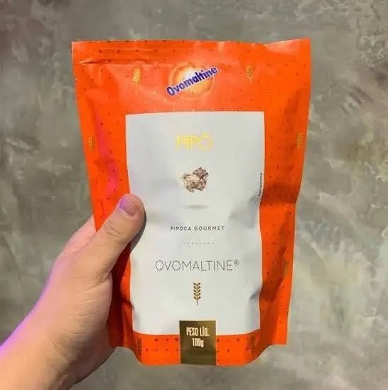Pipoca Gourmet Sabor Ovomaltine Pipó Gourmet 100g