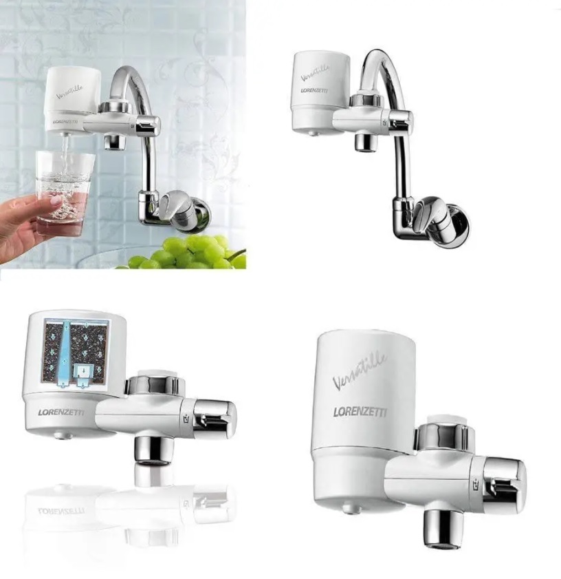 Purificador de Água para Torneira Versatille, Branco, Pequeno