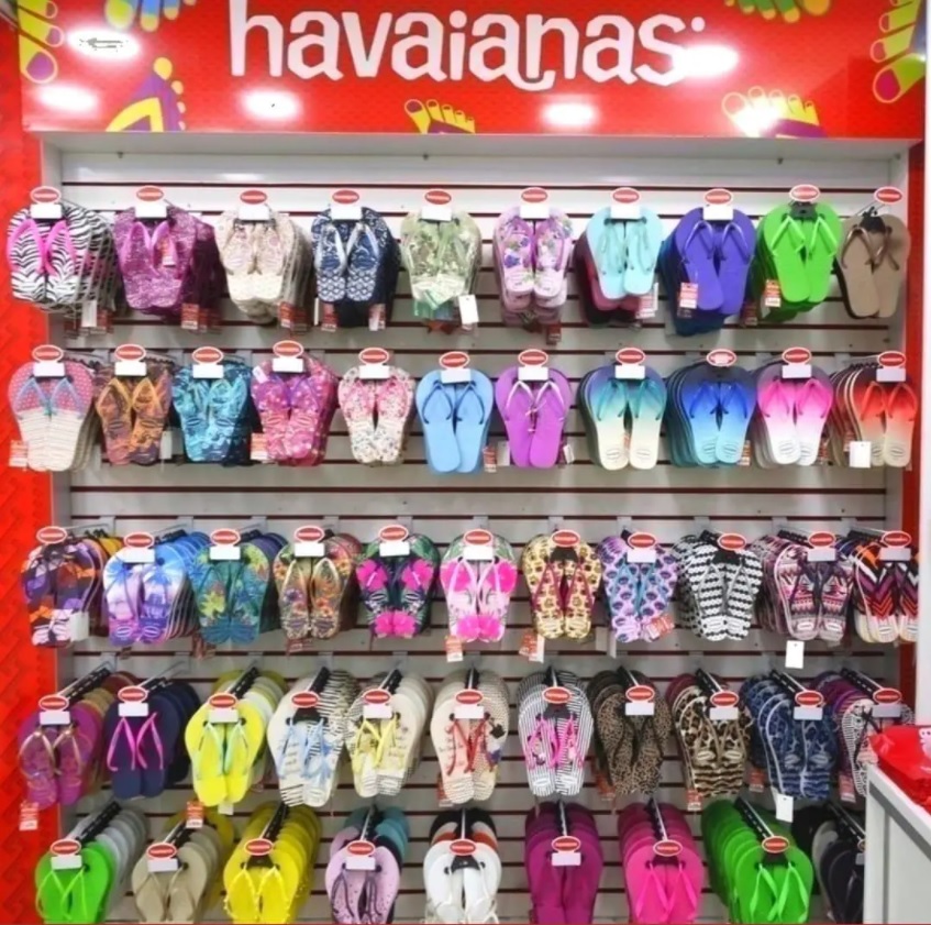 Seleção de Chinelos e Rasteiras Havaianas para o Ano Novo