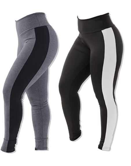 2 Calças Legging Bicolor Click