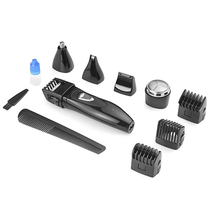 Aparador de Pelos Beauty 9 em 1, Multilaser, EB021, Preto, Bivolt com 3W Bateria Recarregável, 9 Utensílios