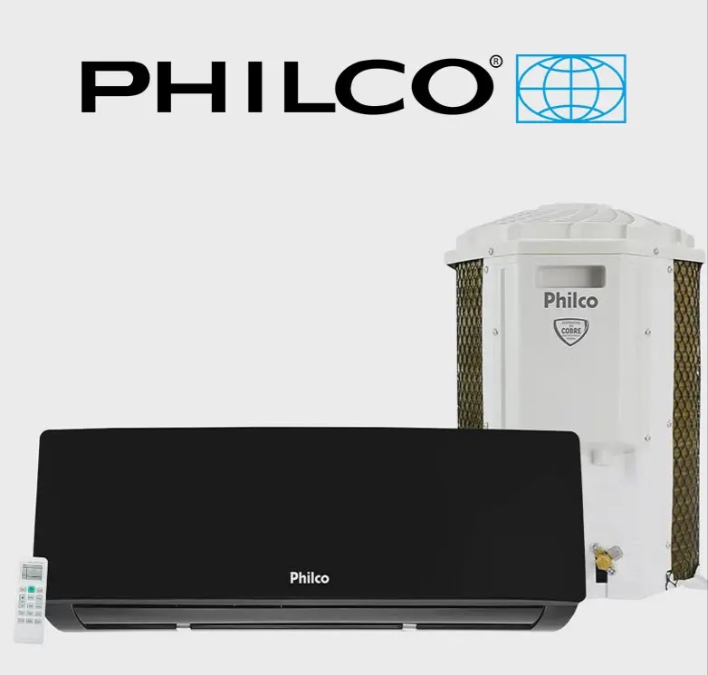 Ar Condicionado Split Hi Wall Philco Black 12000 BTU/h Frio PAC12000TFM12 – 220 Volts