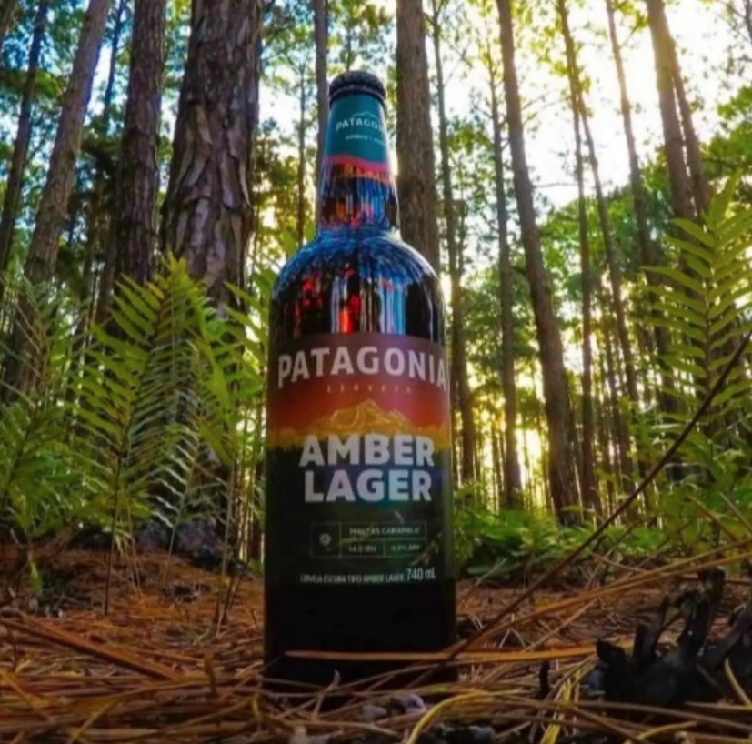 Cerveja Patagonia Amber Lager, 740ml, Garrafa