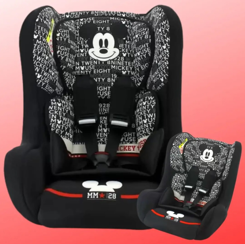 Cadeirinha para Auto Disney Trio Mickey Typo – 0 a 25kg 2 Posições