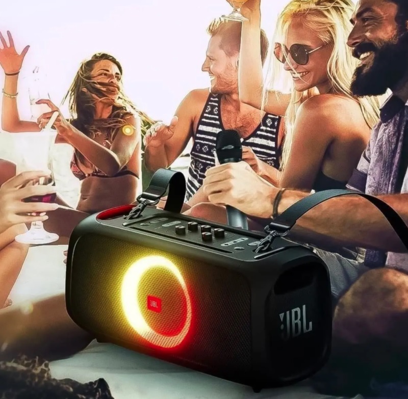 Caixa Bluetooth JBL Partybox On The Go com Potência de 50W – JBLPARTYBOXGO