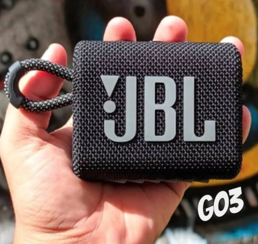 Caixa de Som Portátil JBL Go 3 com Bluetooth e À Prova de Poeira e Água