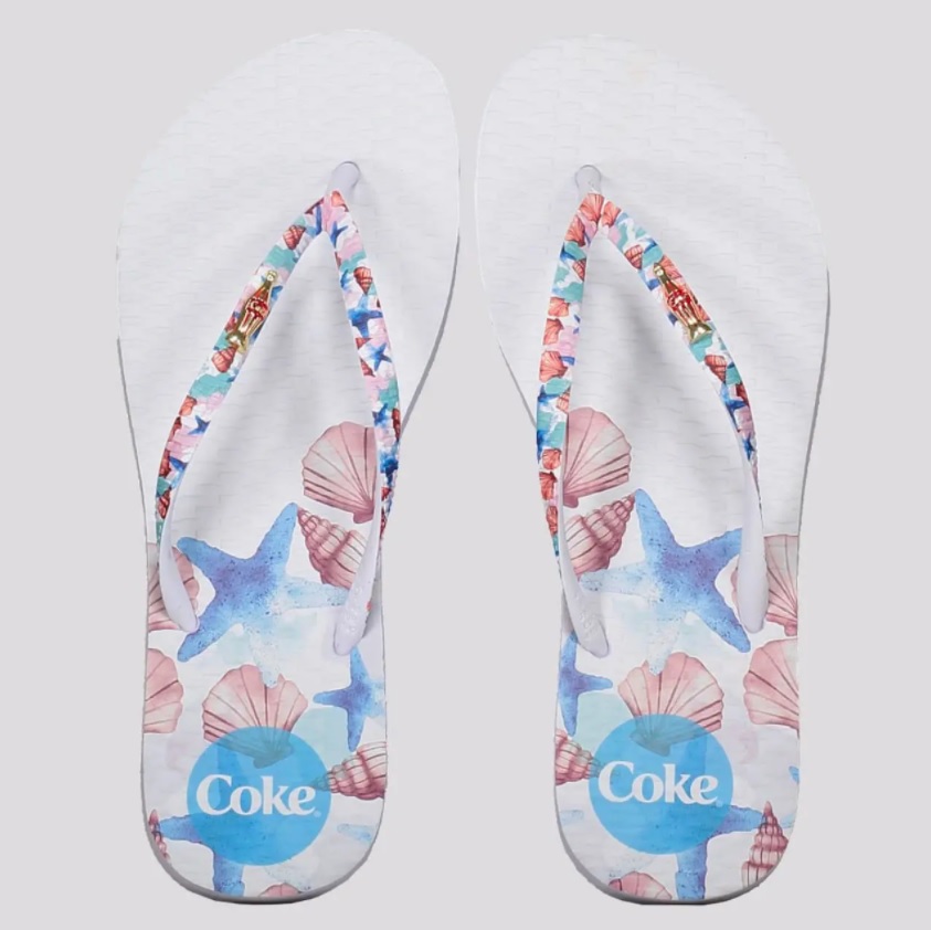 Chinelo Coca-Cola Seabed feminino