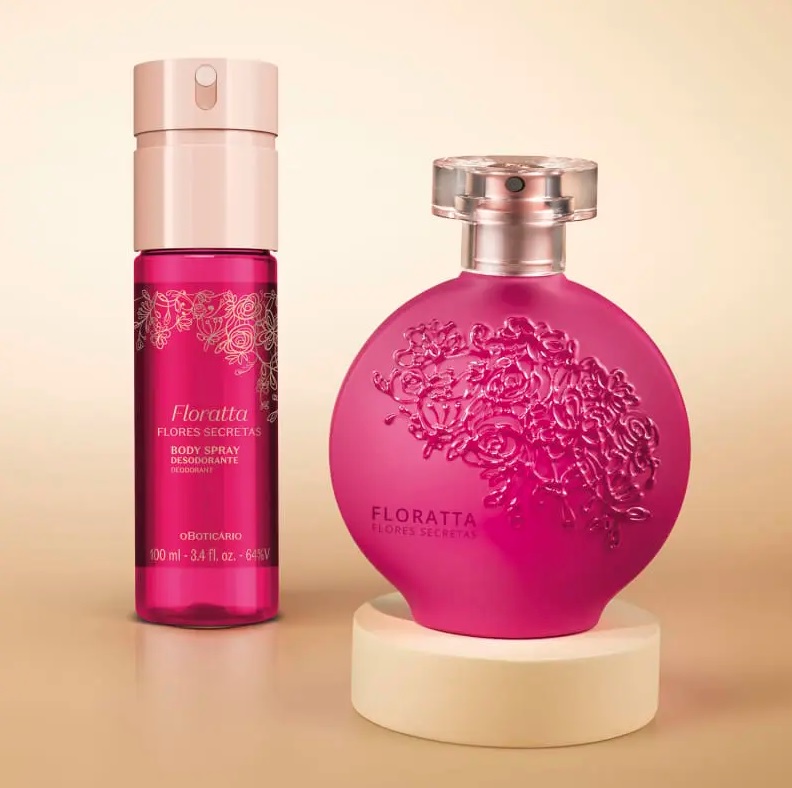 Combo Floratta Flores Secretas: Desodorante Colônia 75ml + Body Spray 100ml
