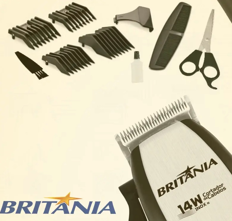 Cortador De Cabelos 14w Inox N 127v
