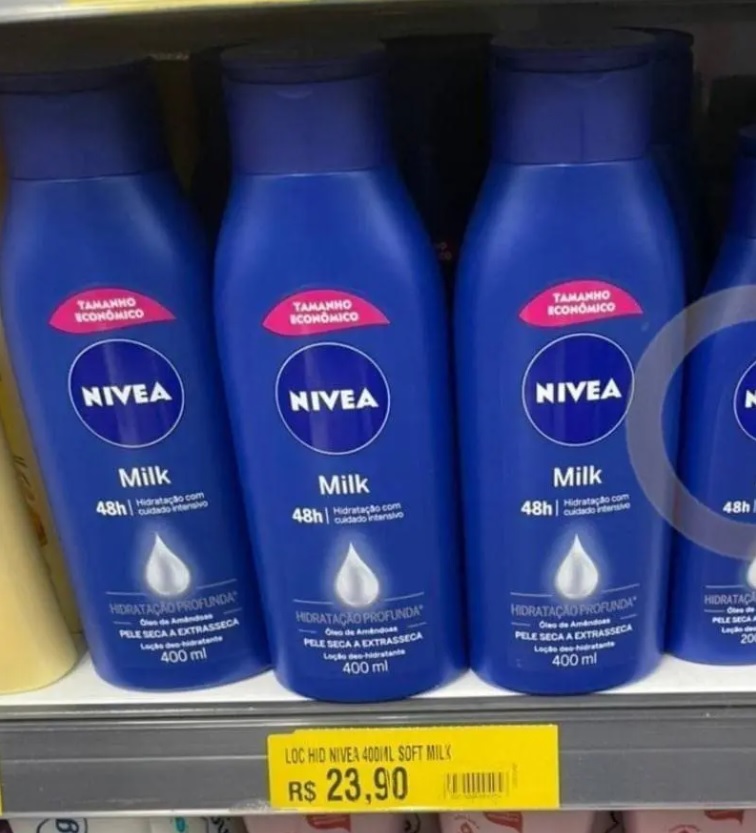 Hidratante Desodorante NIVEA Milk 400ml, Nivea