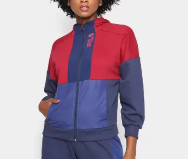 Jaqueta Fila Mesh Trek Feminina