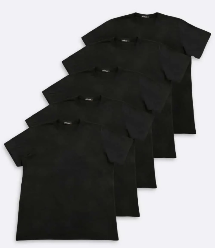 Kit 5 Camisetas Masculinas Básicas Manga Curta – DOOPLEX