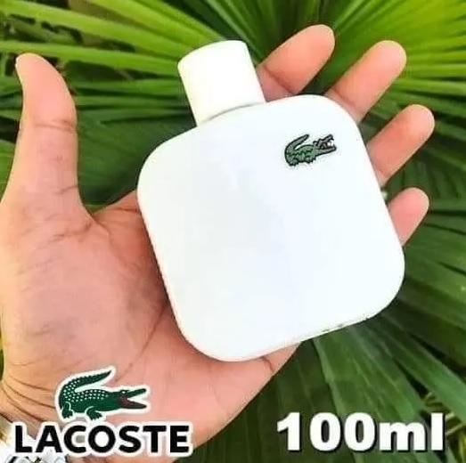 Lacoste L12.12 Blanc Masculino Eau De Toilette 100Ml,