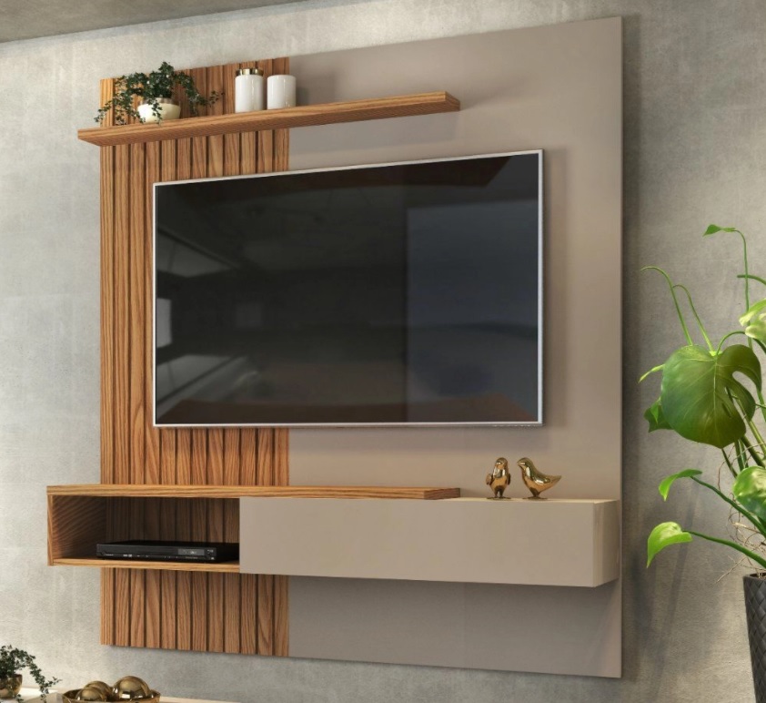 Painel para TV até 65 Polegadas 1 Porta Tito dj Móveis