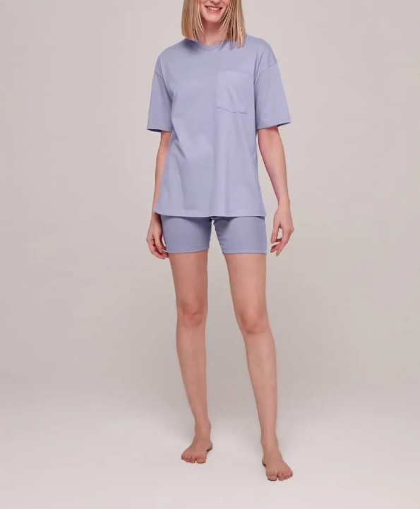 Pijama Oversized Feminino Curto – hering