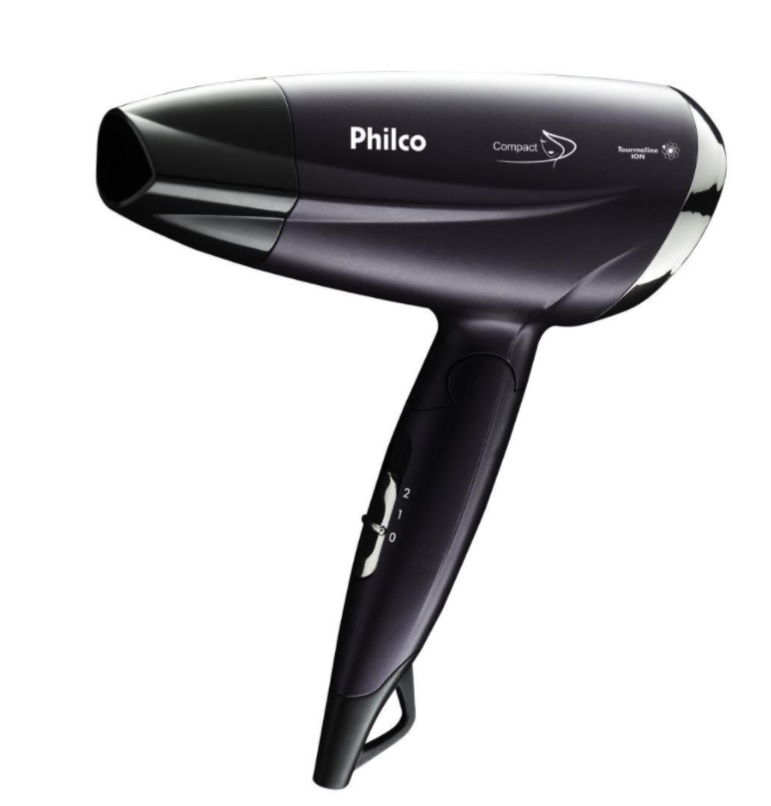 Secador de Cabelos Compact 2 Velocidades 1200W Philco