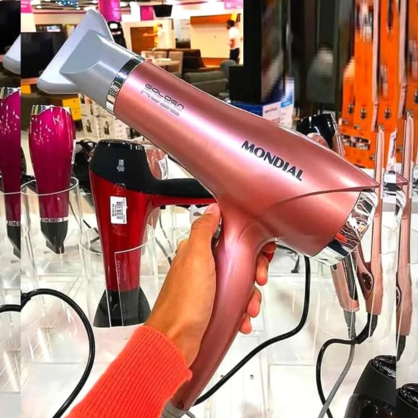 Secador de Cabelos Mondial, Golden Rose, 127V, 2000W – SC-32