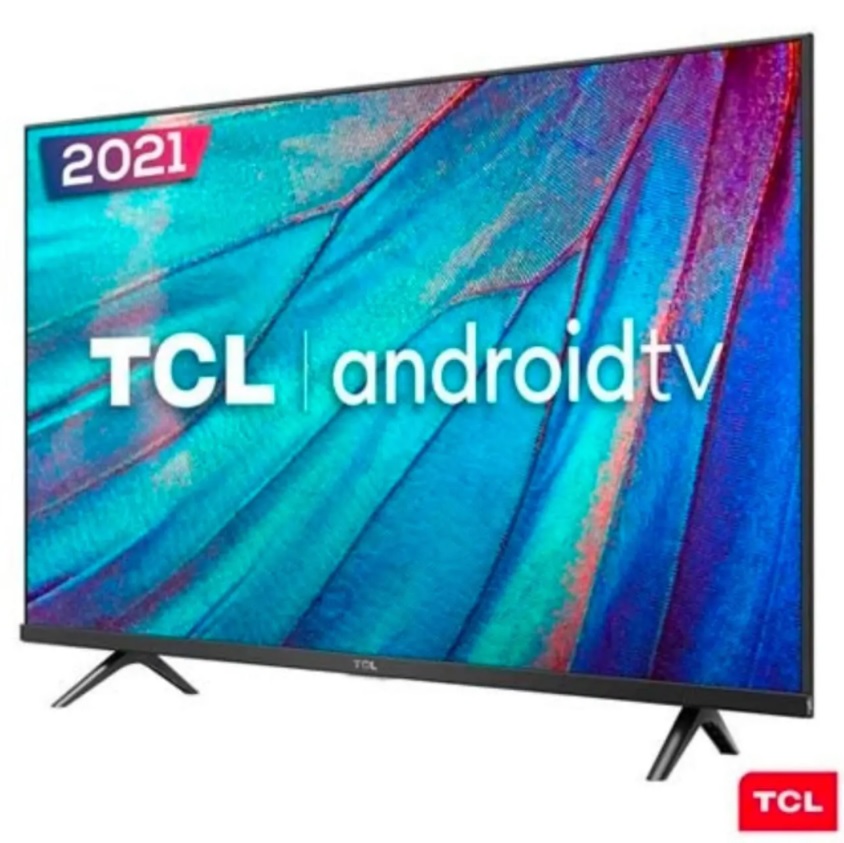 Smart TV TCL LED HD 32″ Android TV com Google Assistant e Borda Slim e Wi-Fi – 32S615