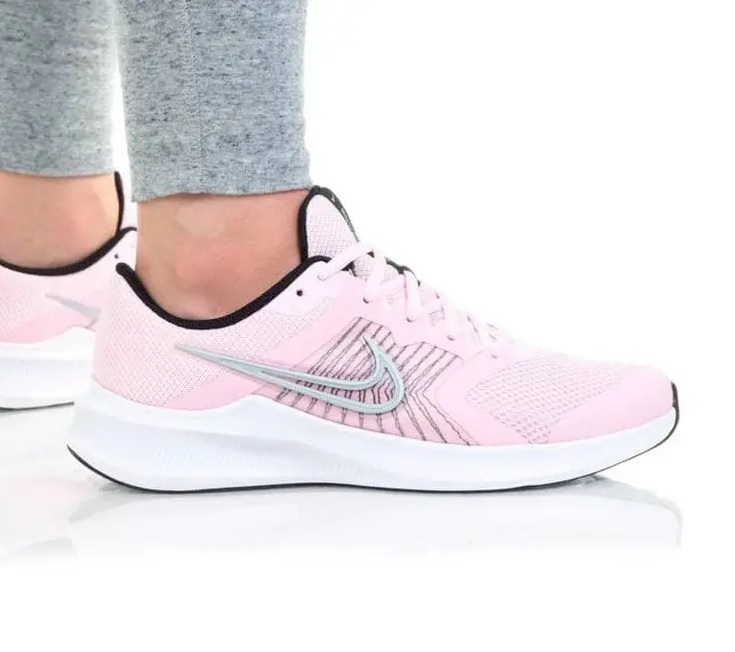 Tênis Juvenil Nike Downshifter11 – Rosa+Branco