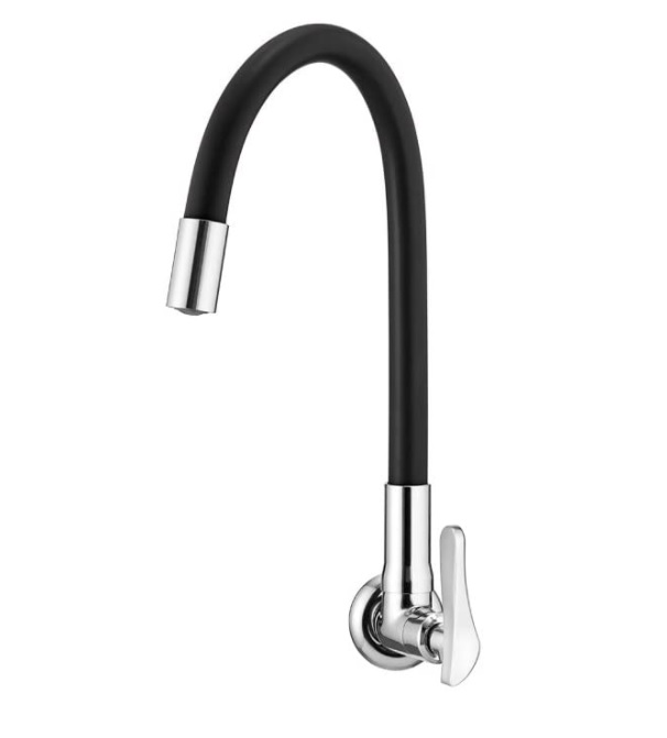 Torneira Parede Flex 1178 B27, Lorenzetti, 7048533, Preto