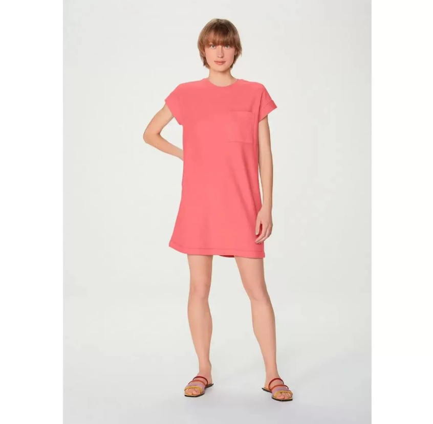 Vestido Básico Manga Curta Em Malha – hering
