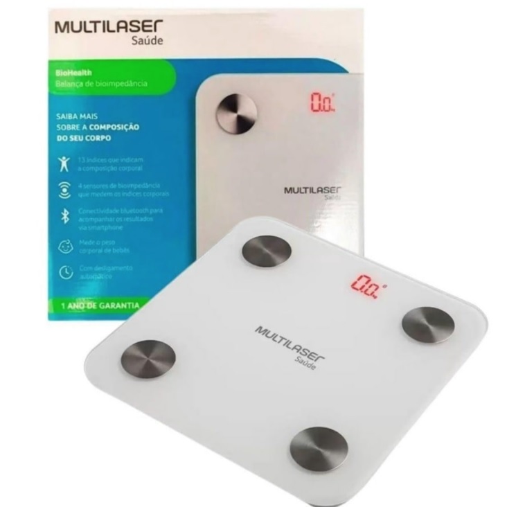 Balança Bluetooth de Bioimpedância