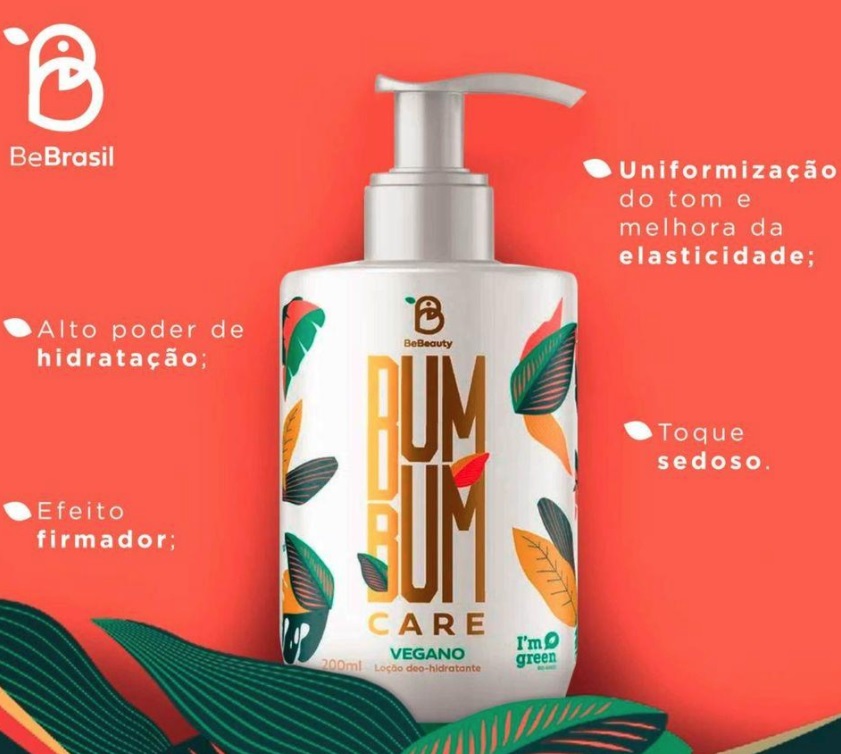 BeBrasil BumBum Care – Creme Hidratante 200ml