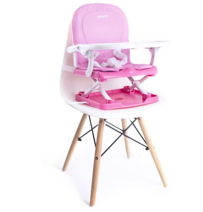 Cadeira de Refeição Portátil Pop, Cosco, Rosa