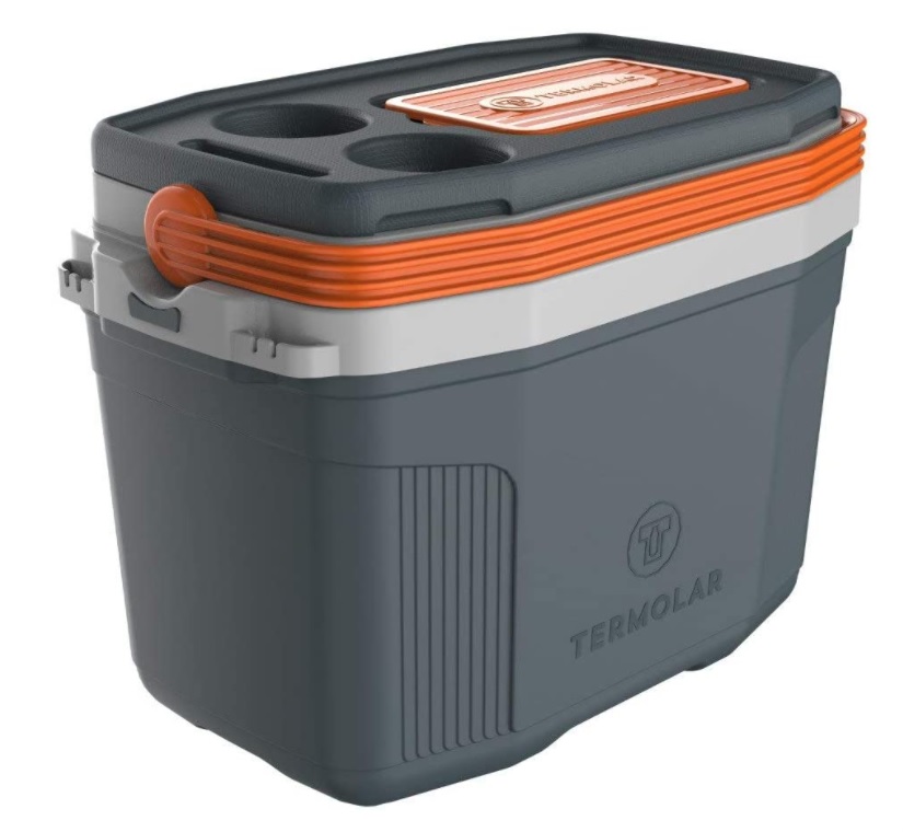 Caixa Térmica Isotérmico Suv 20l Cinza/laranja