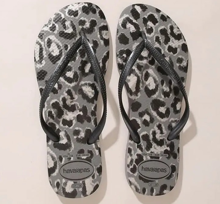Chinelo Slim Animals, Havaianas, Feminino