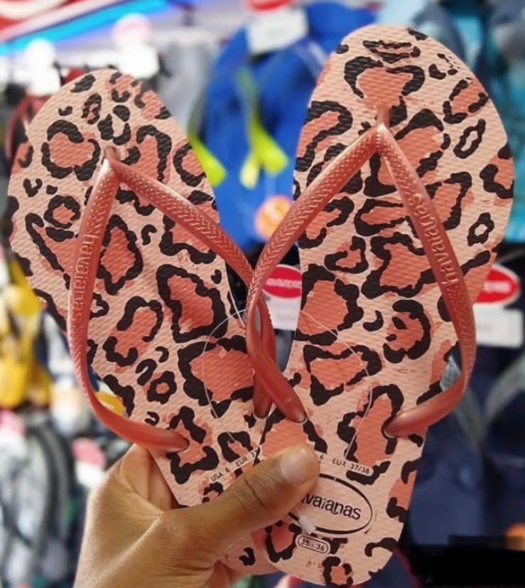 Chinelo Slim Animals, Havaianas, Meninas