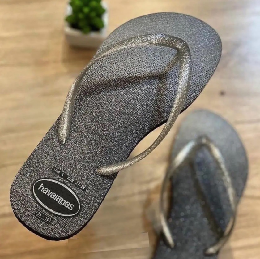 Chinelo Slim Gloss, Havaianas, Feminino