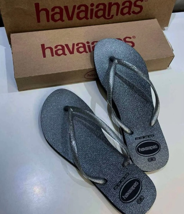 Chinelo Slim Gloss, Havaianas, Feminino