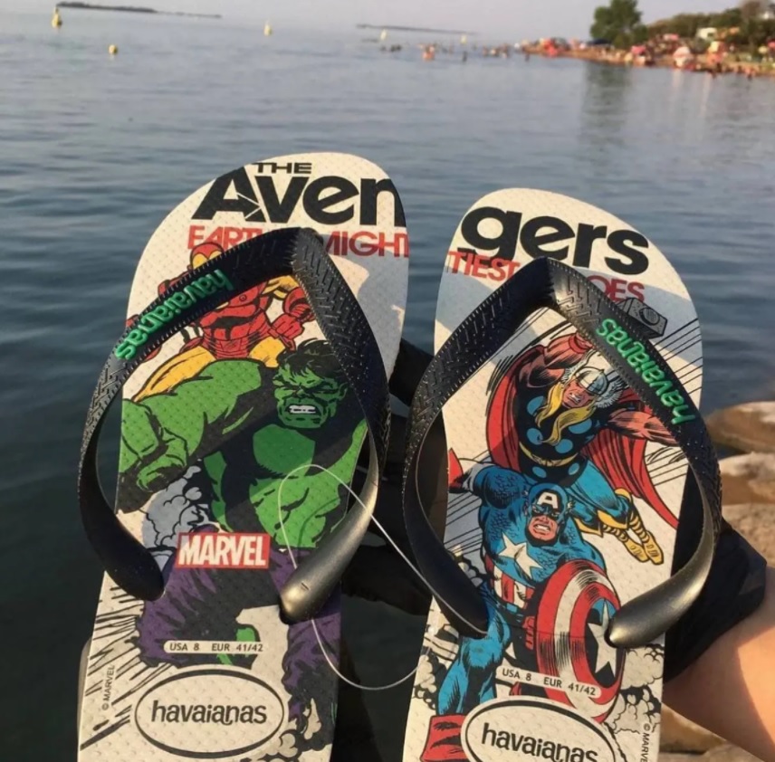 Chinelo Top Marvel Classics, Havaianas, Adulto Unissex