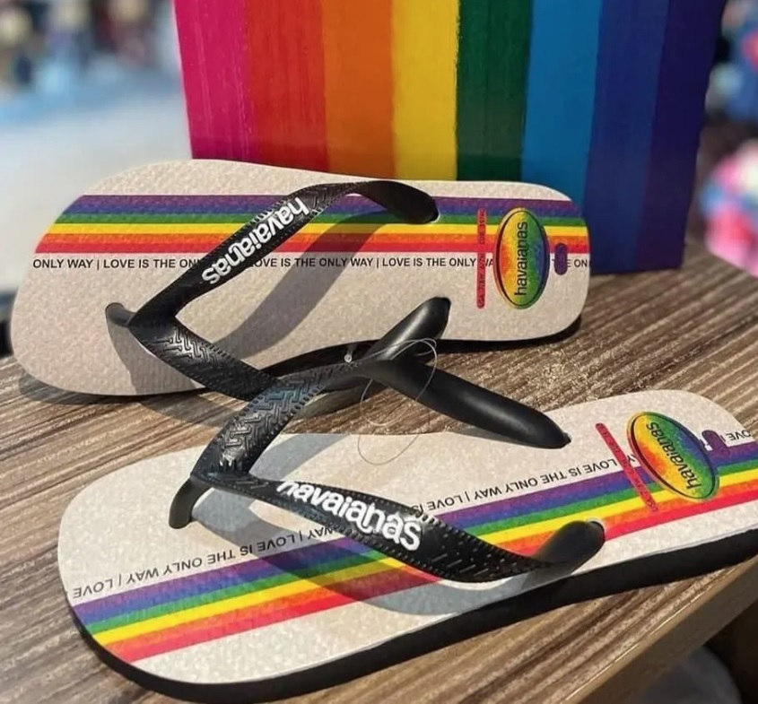 Chinelo Top Pride, Havaianas, Adulto Unissex