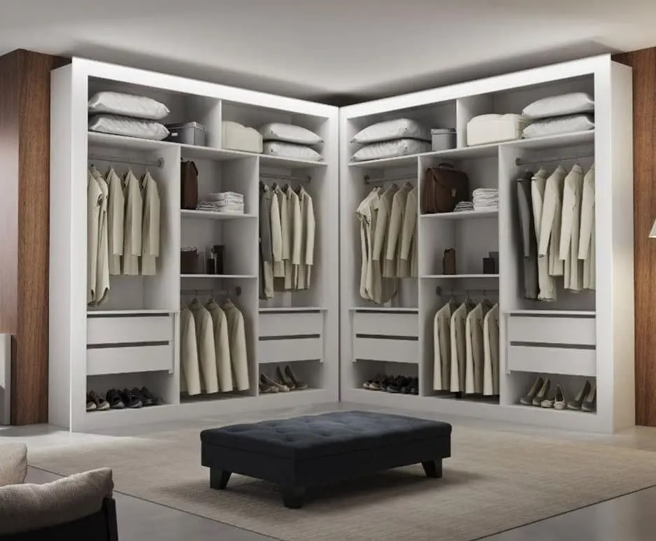 Closet Berlim Premium 8 Gavetas Convencional Rufato