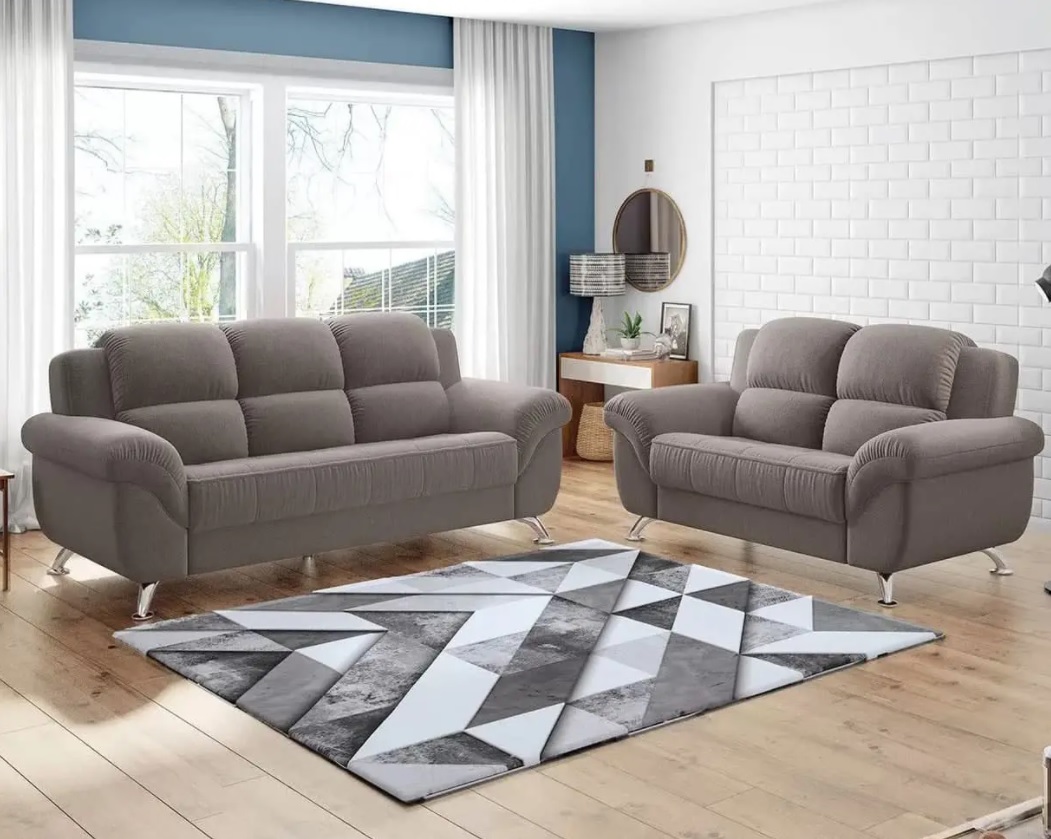 Conjunto de Sofás 2 e 3 Lugares Marselha – Linoforte