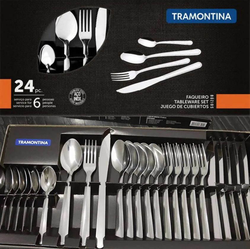 Faqueiro Inox 24Pc Buzios