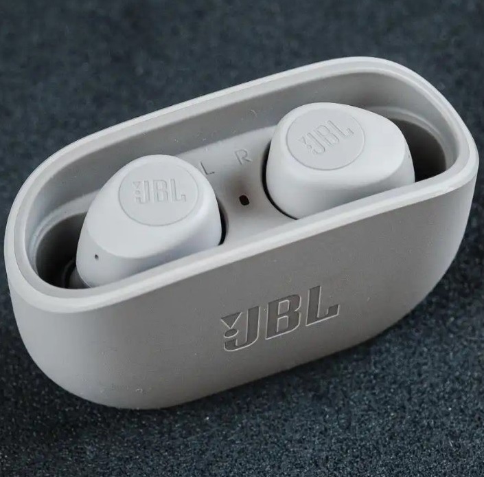 Fone de Ouvido Bluetooth JBL Wave 100TWS Intra-Auricular Prata – JBLW100TWSIVR
