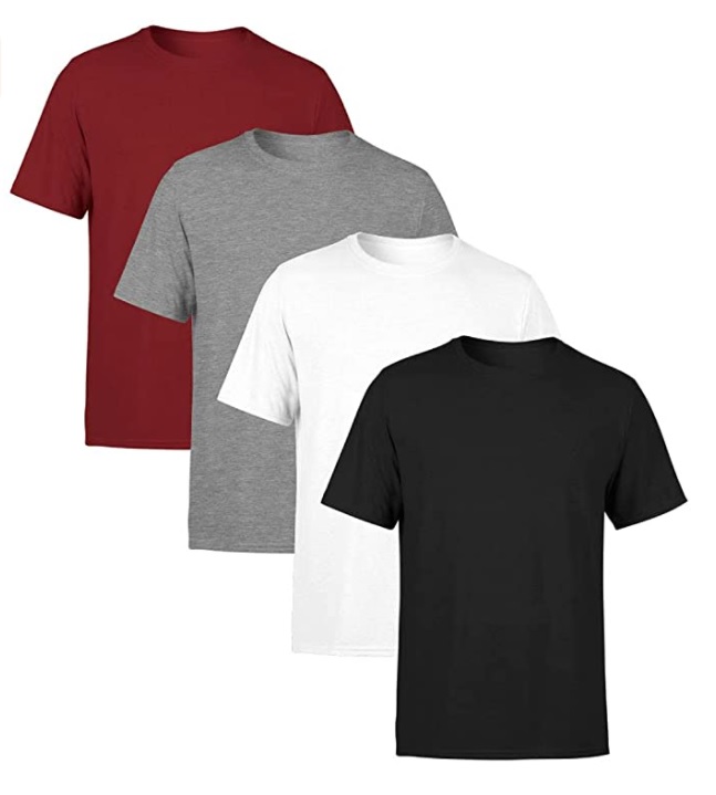 Kit 4 Camisetas Masculina SSB Brand Lisa Algodão 30.1 Premium