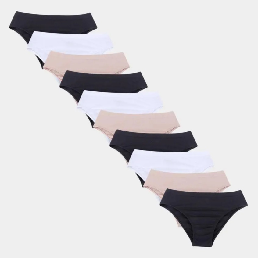 Kit Calcinha Trifil Microfibra 10 Peças