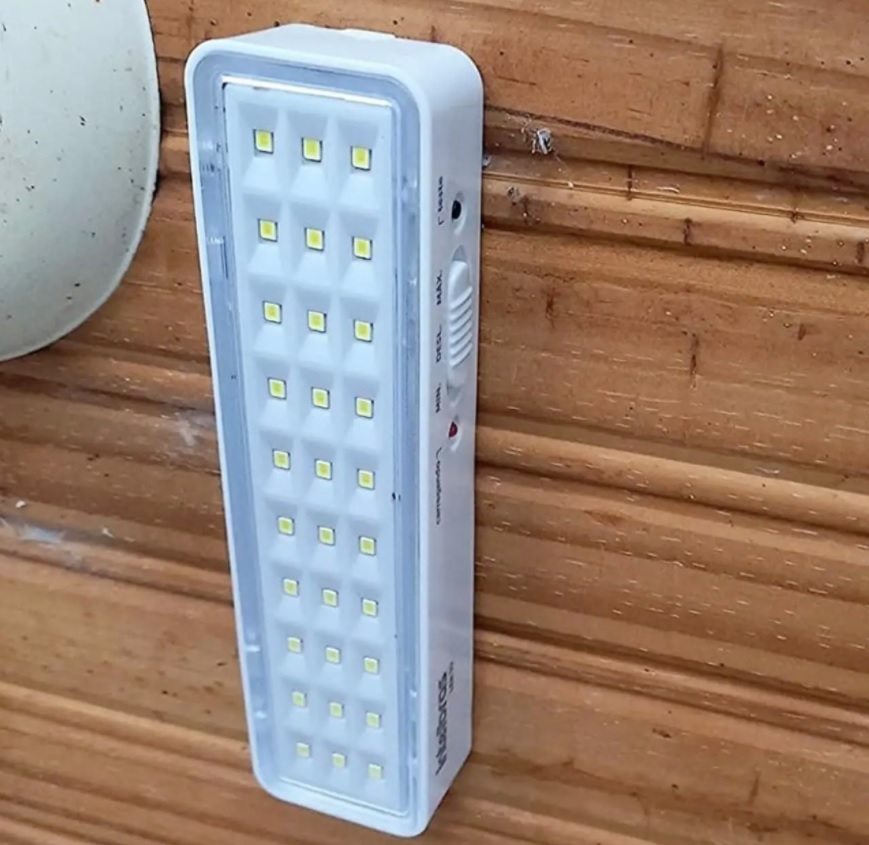 Luminária de Emergência Autônoma LEA30 Branco Intelbras