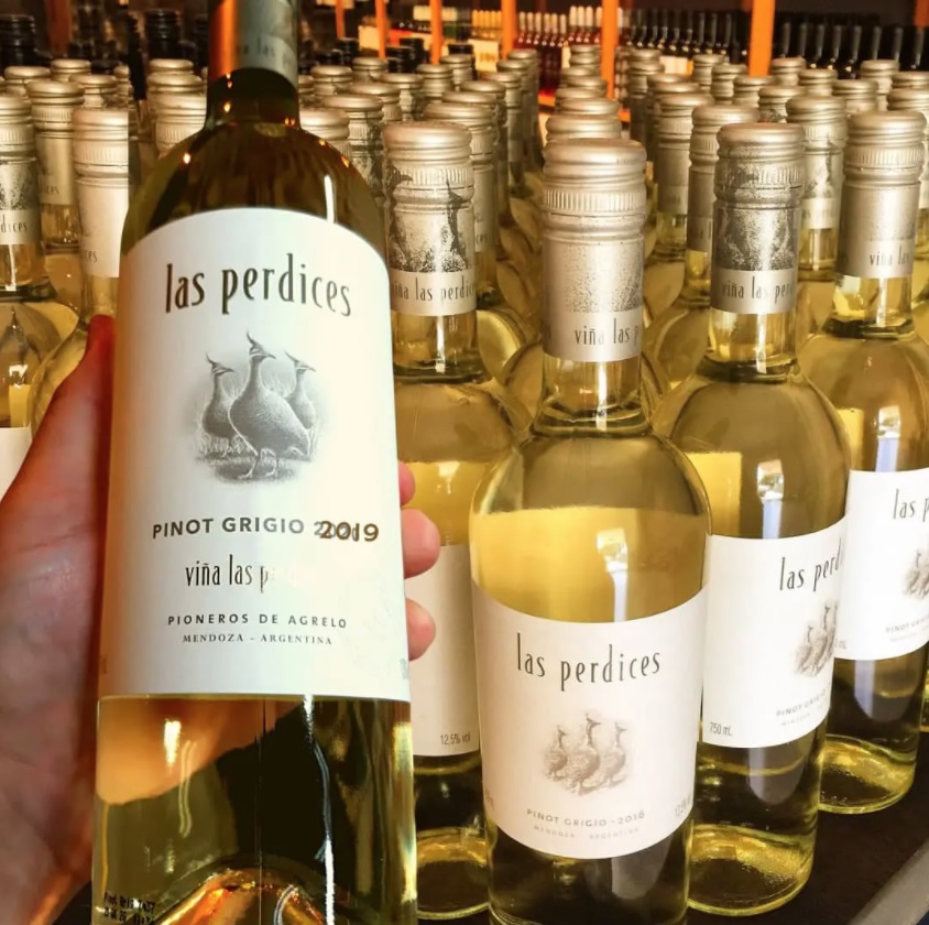 Las Perdices Pinot Grigio Viña Las Perdices Pinot Grigio OU Vinho Branco Esteban Martín D.O.P
