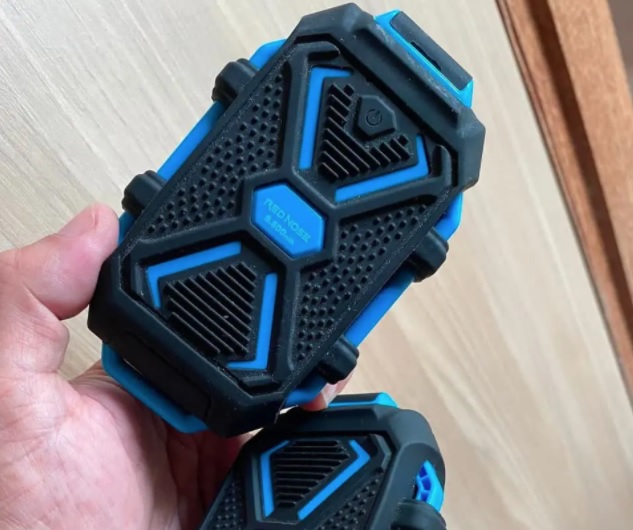 POWER BANK 6500MAH RED NOSE – LED INDICADOR DE BATERIA – CABO MICRO USB INCLUSO – PRETO – ELG PEDESTAIS