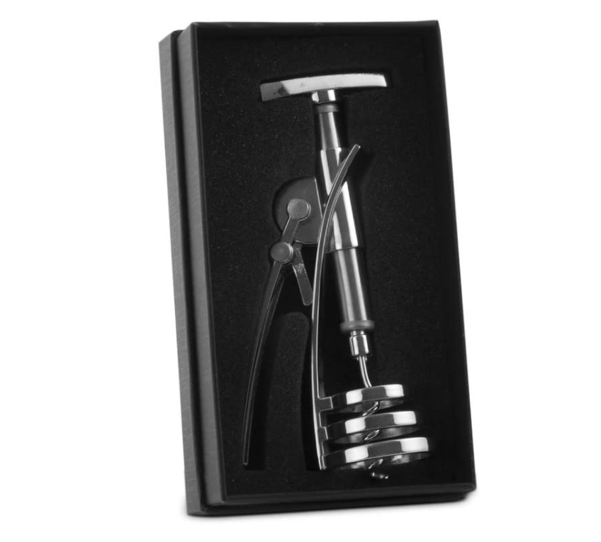 Saca Rolha Espiral em Inox com Estojo – AC20121 – Mimo Style