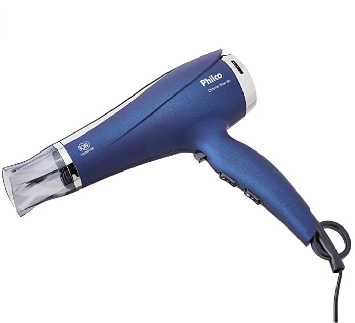 Secador De Cabelos Chrome Blue Psc08aze 127v